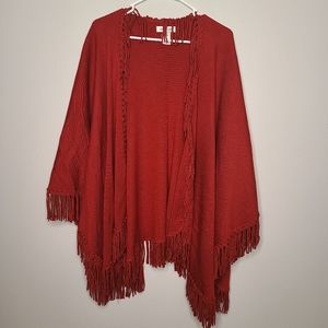 COLDWATER CREEK - Red Shawl